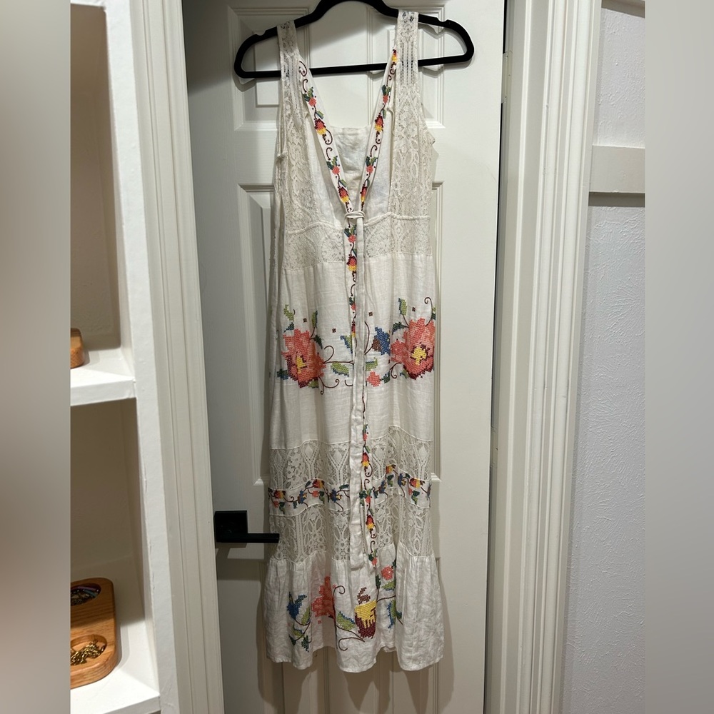 Farm Rio Embroidered Lace Maxi Dress - Picture 3 of 6